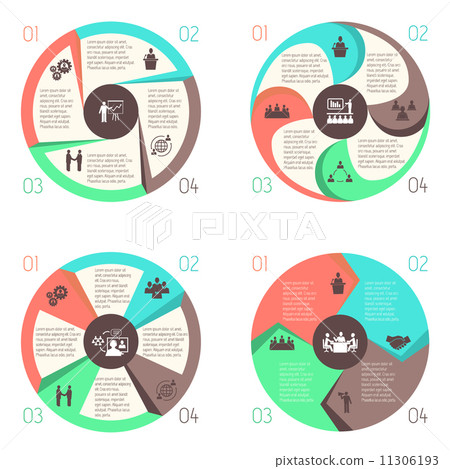 Meet people online infographic pictograms set 11306193