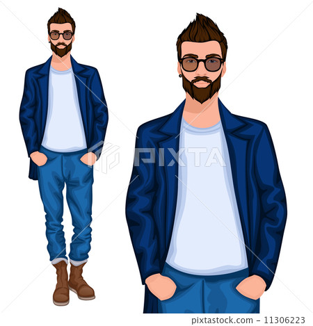 Hipster young guy 11306223