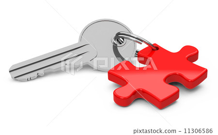 The puzzle key - Stock Illustration [11306586] - PIXTA