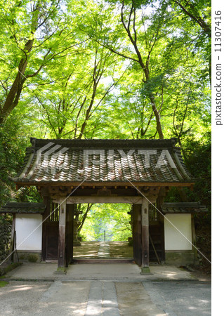 Spring Kaori-ji Temple at Kastan River 11307416