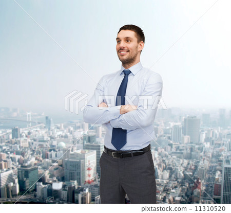 handsome businessman with crossed arms handsome businessman with crossed arms 11310520
