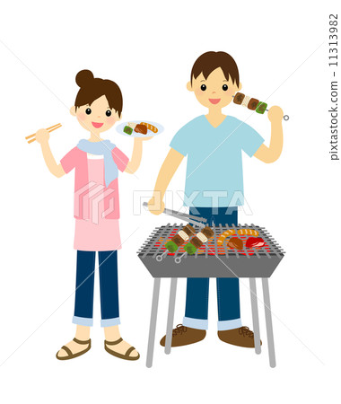 BBQ at a couple BBQ at a couple 11313982
