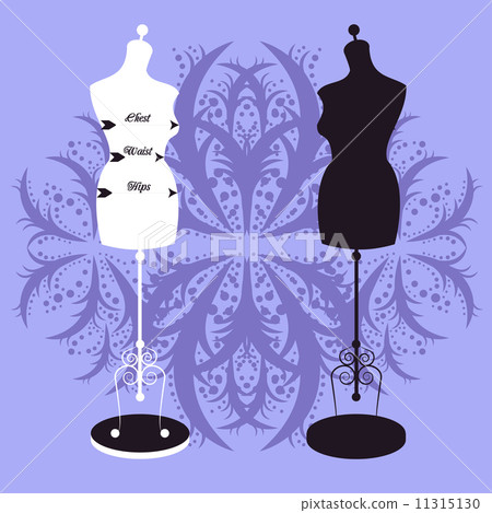 vector vintage tailor's mannequin vector vintage tailor's mannequin 11315130