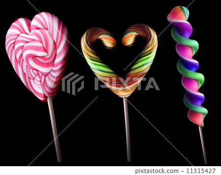 Bright colorful lollipop set 11315427