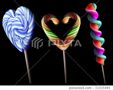Bright colorful lollipop set 11315445