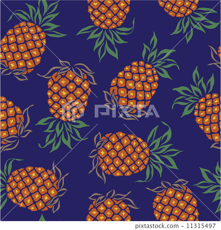 Pineapple pattern 11315497
