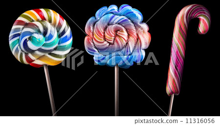 Bright colorful lollipop set 11316056