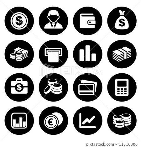 Money icon set 11316306