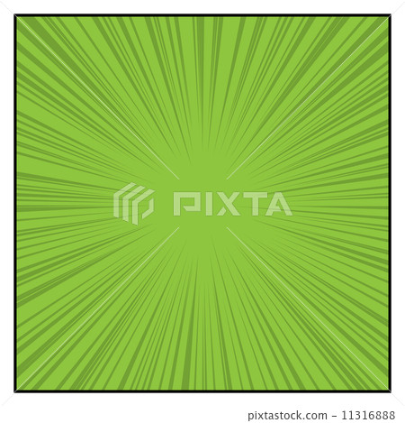 Comics Color Radial Speed Lines graphic effects. Vector 11316888