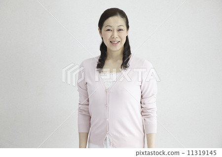 Women in forties refreshing and speechless natural light portrait 11319145