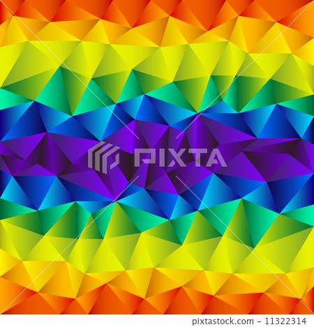 colorful spectrum rainbow background with polygonal triangular pattern in modern web design 11322314