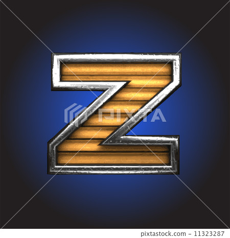 Yellow letter with metal 11323287