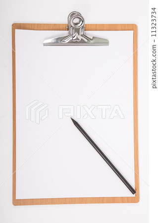 Clipboard and A4 white paper 11323734