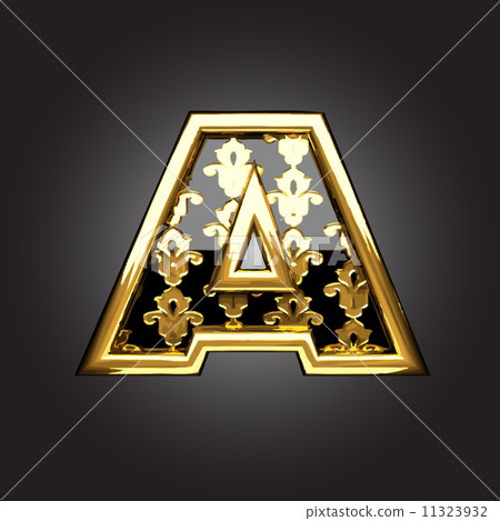 Vector golden figure Vector golden figure 11323932
