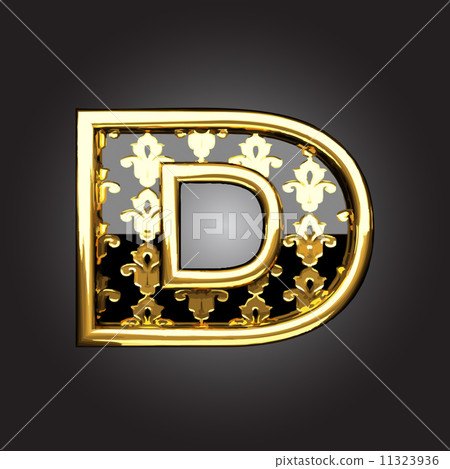 Vector golden figure Vector golden figure 11323936