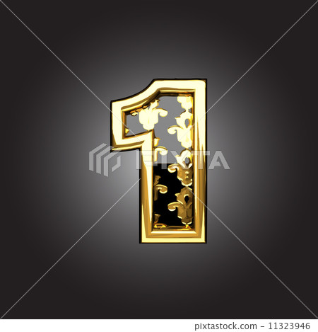 Vector golden figure Vector golden figure 11323946