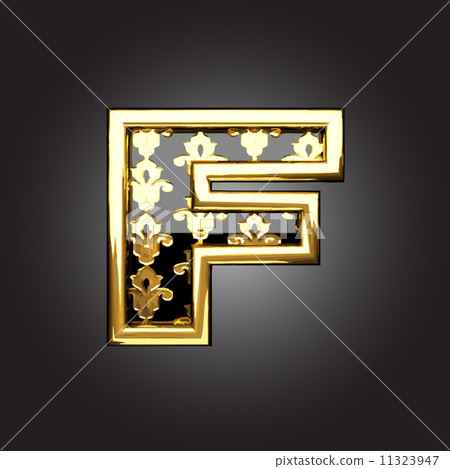 Vector golden figure Vector golden figure 11323947