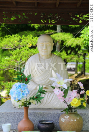 Aizu samurai house Yashima Kao statue 11324308