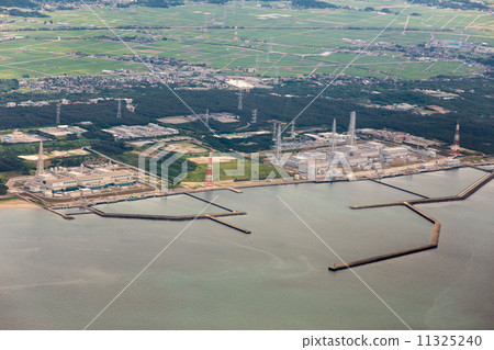 Aerial view of Kashiwazaki Kariwa Nuclear Power Station Aerial view of Kashiwazaki Kariwa Nuclear Power Station 11325240