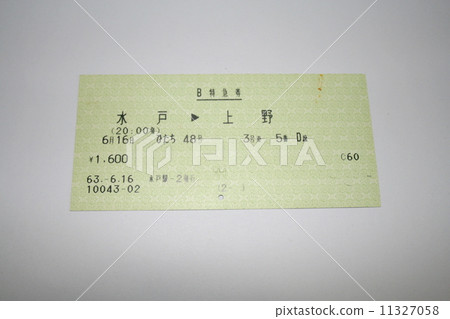 Limited express ticket of Joban line "Hitachi" 11327058