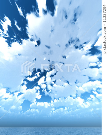 Wind and clouds with the sea 11327294