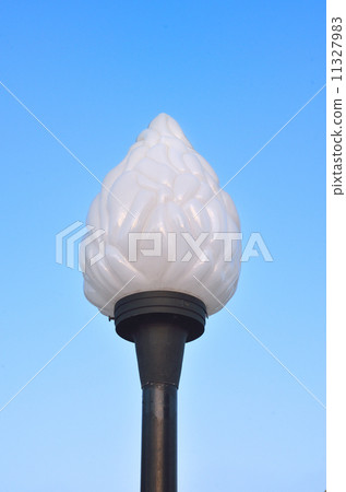 lamp post with blue sky background 11327983