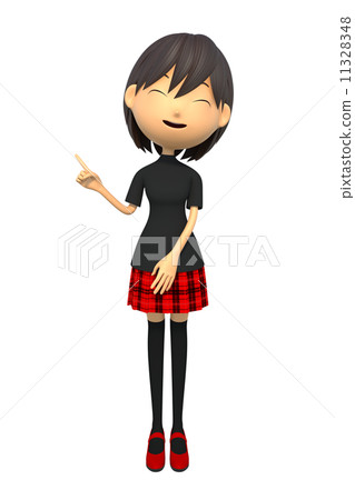 A woman pointed out A woman pointed out 11328348