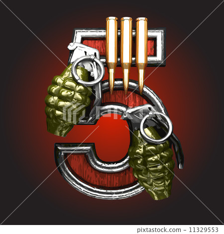 Vector military figure 11329553