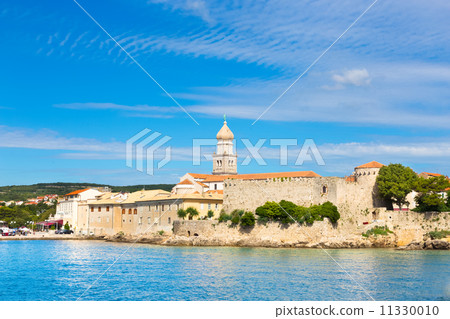 Krk town, Mediterranean, Croatia, Europe 11330010