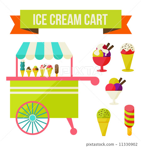 ice cream cart ice cream cart 11330902