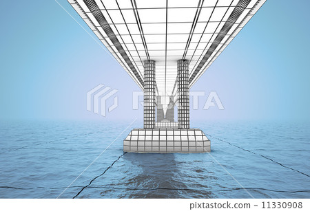 sketch bridge over the Ocean sketch bridge over the Ocean 11330908