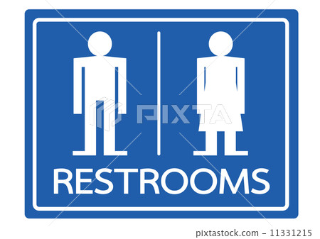 Restroom Symbol Male and Female Icon Restroom Symbol Male and Female Icon 11331215