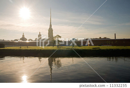 Cathedral in Peter and Paul Fortress - citadel of St. Petersburg, Russia, founded by Peter the Great Cathedral in Peter and Paul Fortress - citadel of St. Petersburg, Russia, founded by Peter the Great 11332235