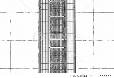 sketch bridge over the Ocean 11333367
