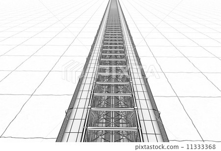 sketch bridge over the Ocean sketch bridge over the Ocean 11333368
