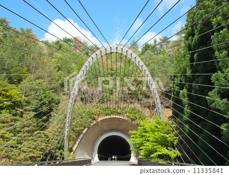 Miho Museum Bridge, Shigaraki, Japan