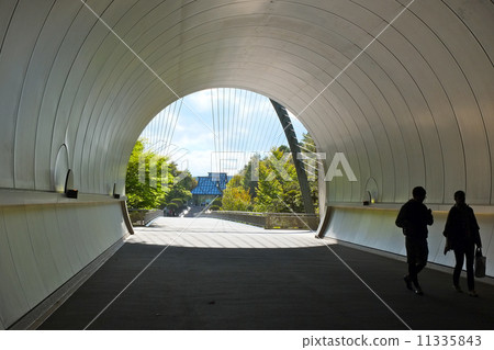 A museum seen from the tunnel 11335843
