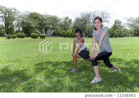 Asian woman exercising 13 11336563