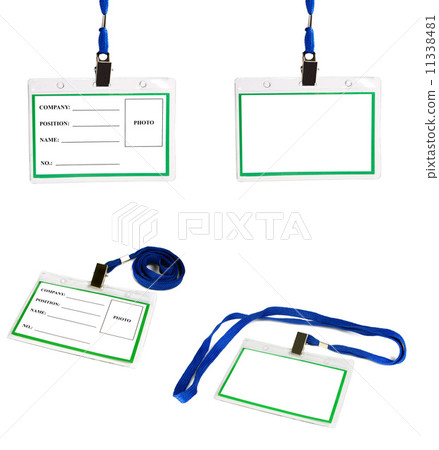 card empty ID badge 11338481