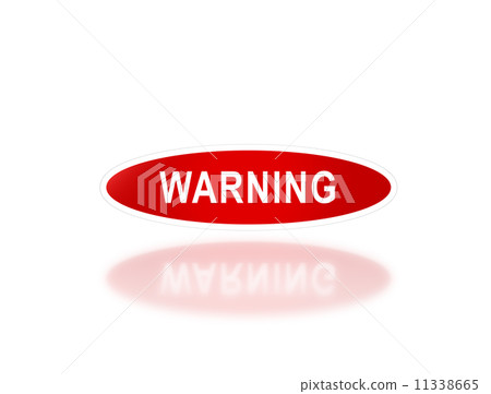 oval signage of warning 11338665