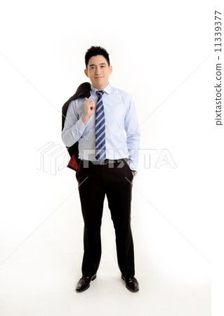 Businessman Standing with Hands in Pocket 11339377