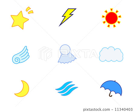 Weather sign - Stock Illustration [11340403] - PIXTA