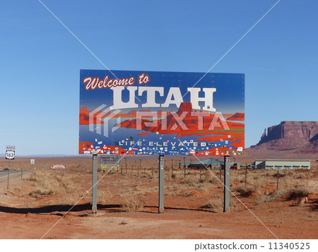 utah, monument valley, sign 11340525