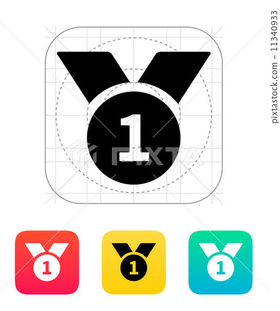First place medal icon. 11340933