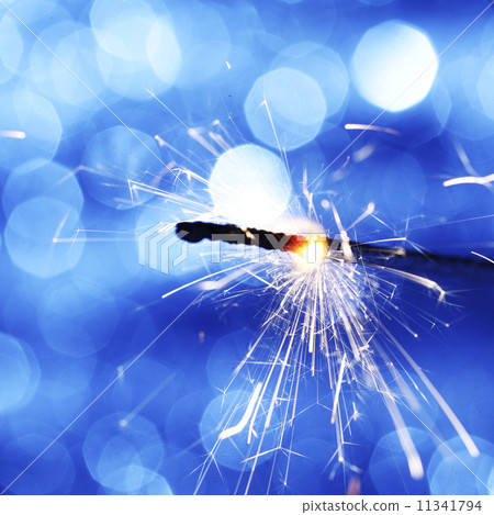 sparkler on bokeh background 11341794