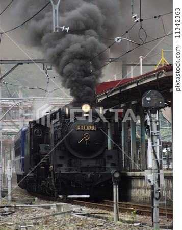 Steam locomotive on the Joetsu line Steam locomotive on the Joetsu line 11342363