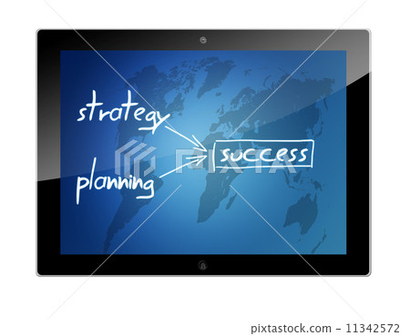 Tablet success concept 11342572