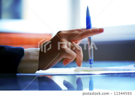 pen  work hand 11344593