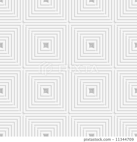 White offset squares tile ornament - Stock Illustration [11344709] - PIXTA