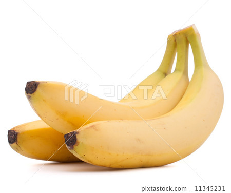 Bananas bunch isolated on white background cutout 11345231